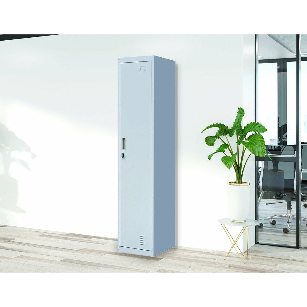 One-Door Office Gym Shed Clothing Locker Cabinet