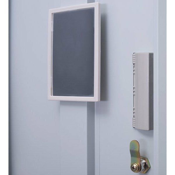 2-Door Vertical Locker for Office Gym Shed School Home Storage