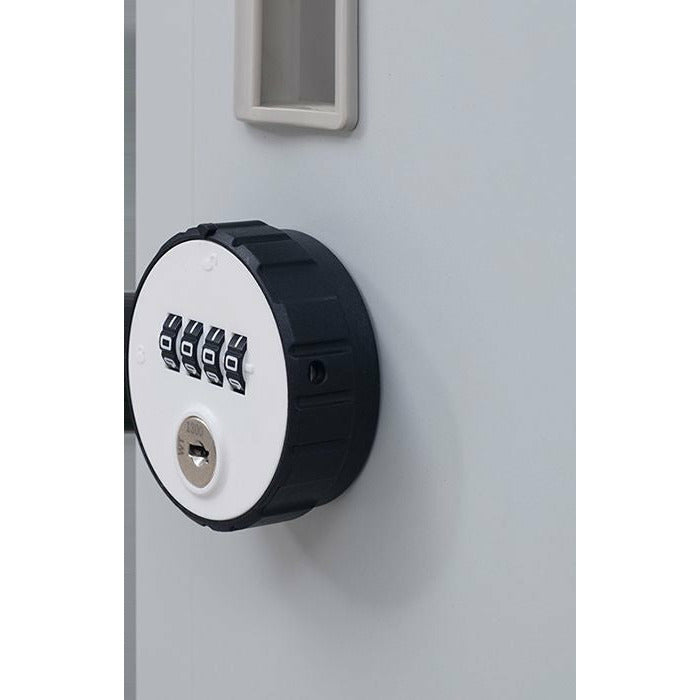 2-Door Vertical Locker for Office Gym Shed School Home Storage