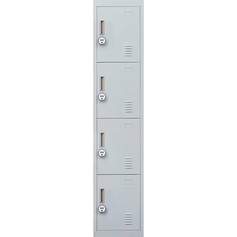 4-Door Vertical Locker for Office Gym Shed School Home Storage