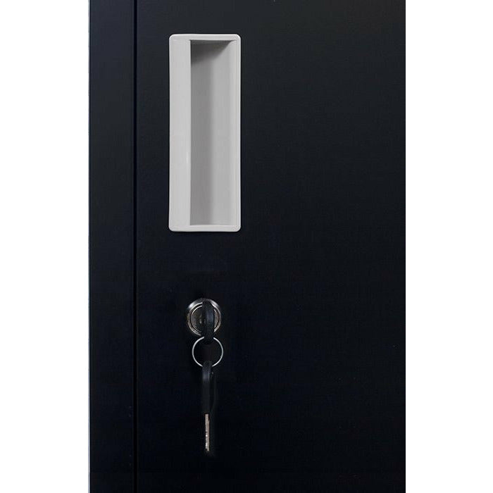 4-Door Vertical Locker for Office Gym Shed School Home Storage