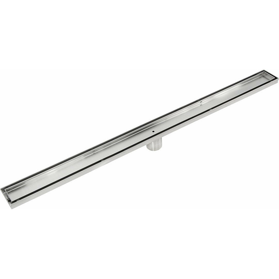 900mm Tile Insert Bathroom Shower Stainless Steel Grate Drain w/Centre outlet Floor Waste