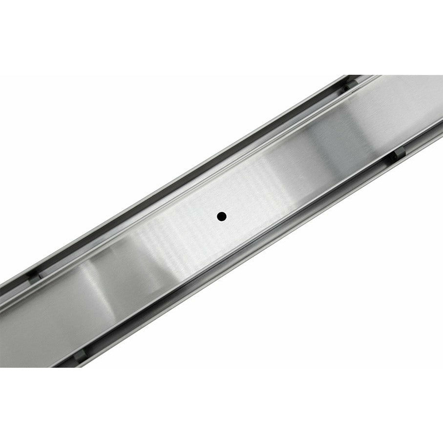 1200mm Tile Insert Bathroom Shower Stainless Steel Grate Drain w/Centre outlet Floor Waste