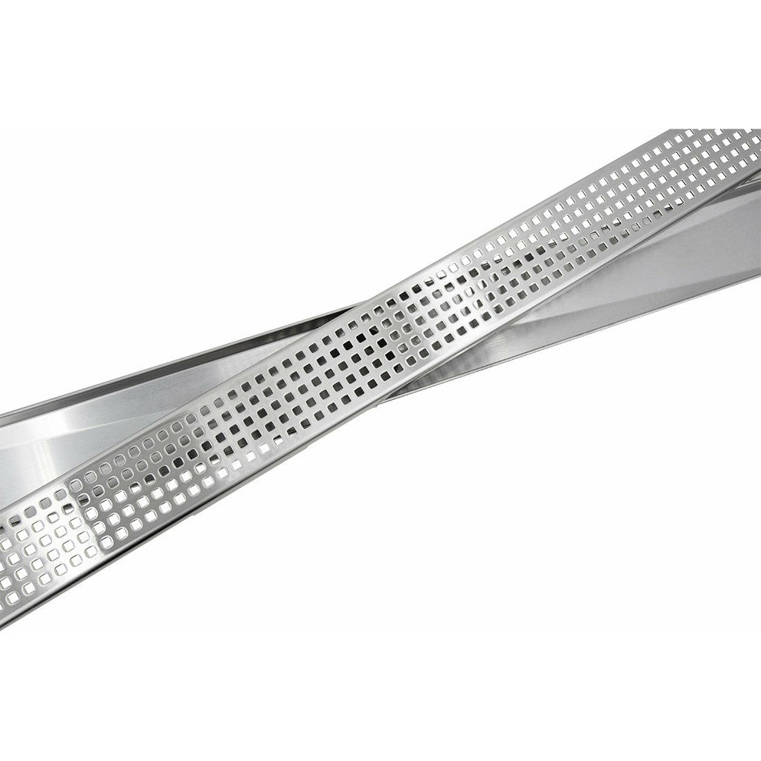 800mm Bathroom Shower Stainless Steel Grate Drain w/Centre outlet Floor Waste