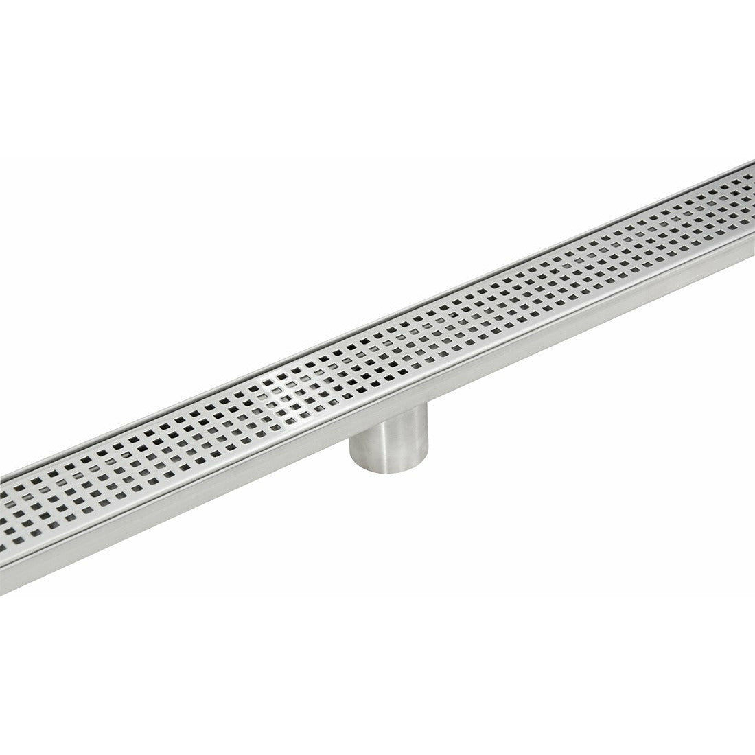 800mm Bathroom Shower Stainless Steel Grate Drain w/Centre outlet Floor Waste