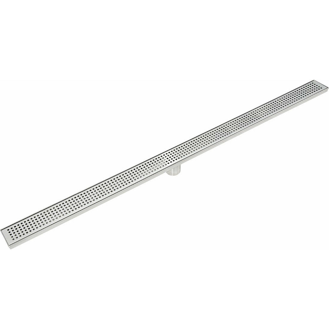 1200mm Bathroom Shower Stainless Steel Grate Drain w/Centre outlet Floor Waste Square Pattern