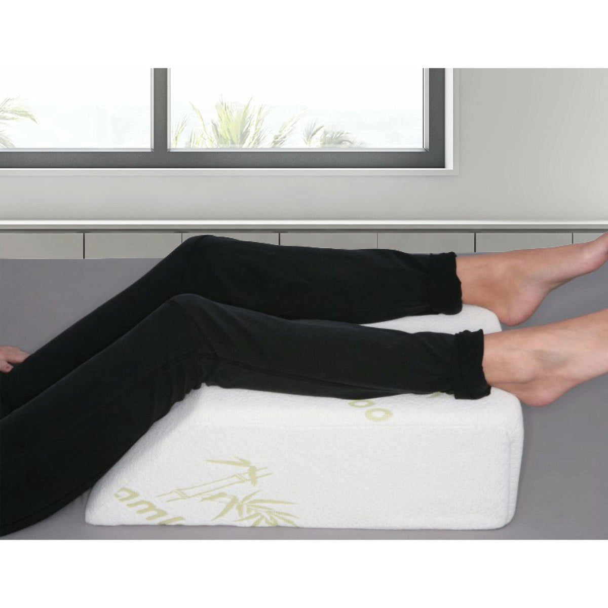 Wedge Elevation Pillow Cool Gel Memory Foam Leg Raiser Support Cushion