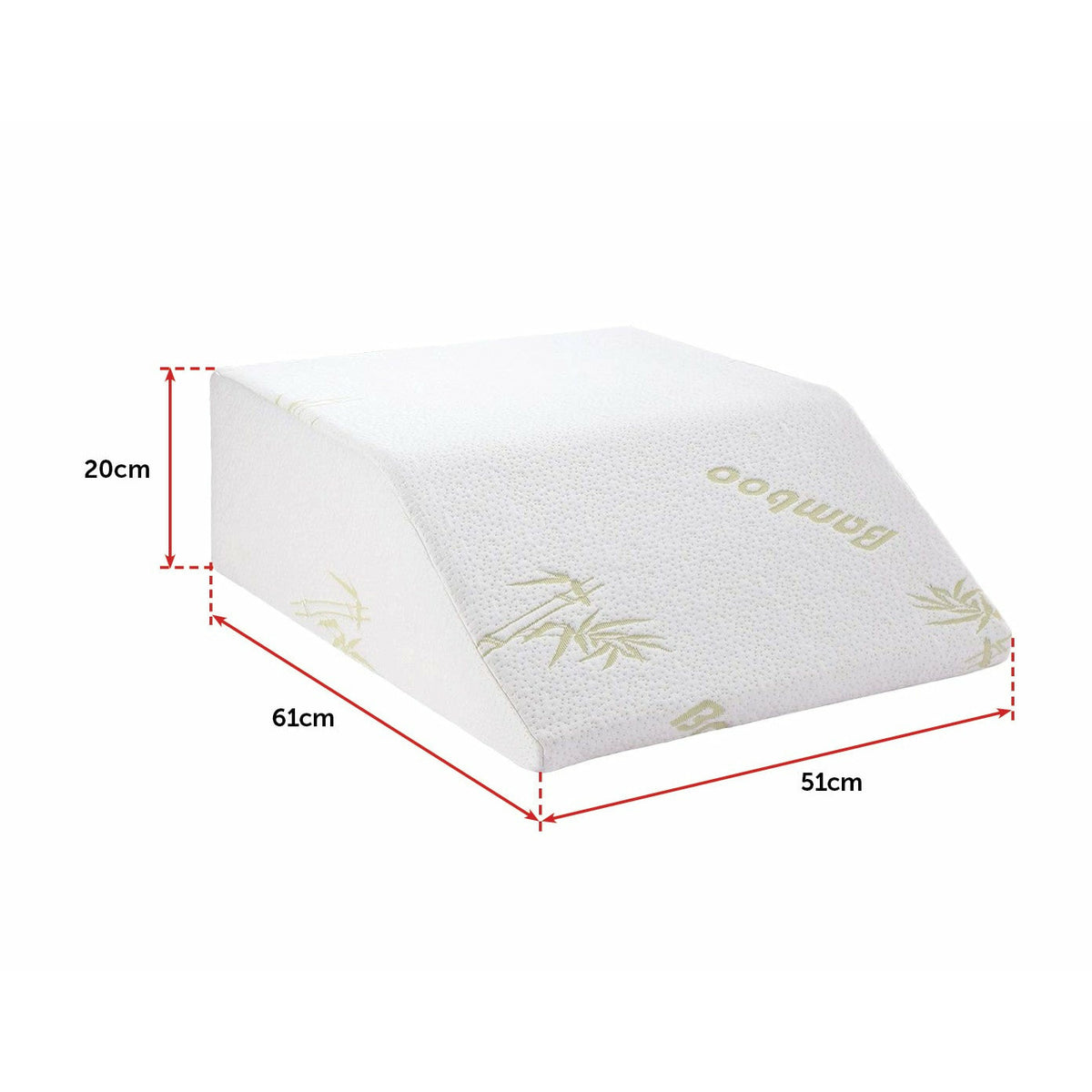 Wedge Elevation Pillow Cool Gel Memory Foam Leg Raiser Support Cushion