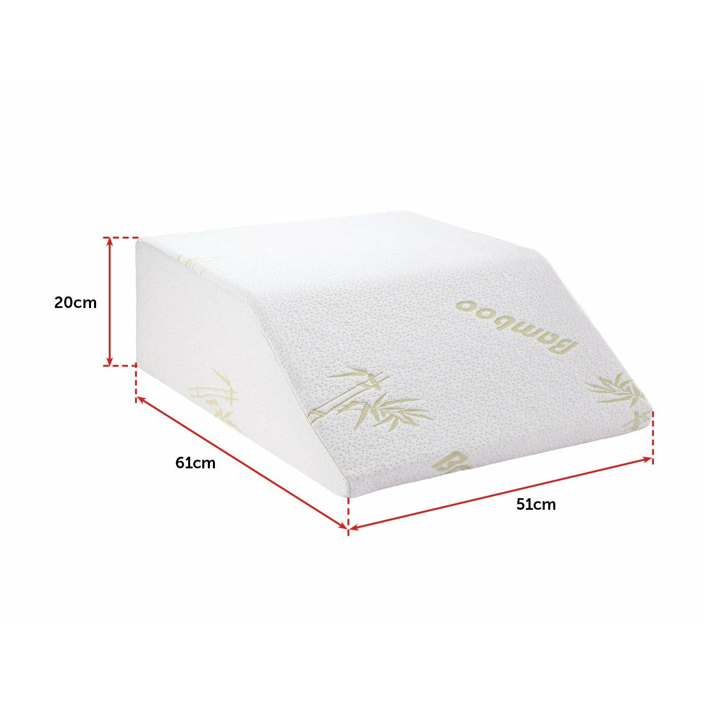 Wedge Elevation Pillow Cool Gel Memory Foam Leg Raiser Support Cushion