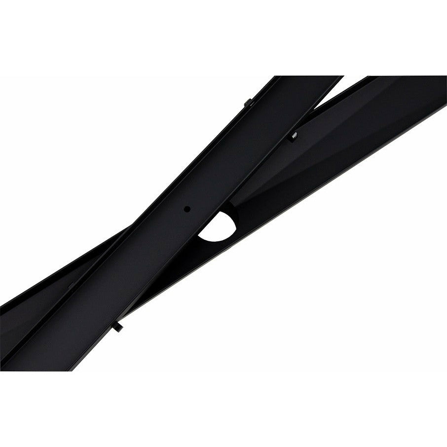 1200mm Tile Insert Bathroom Shower Black Grate Drain w/Centre outlet Floor Waste