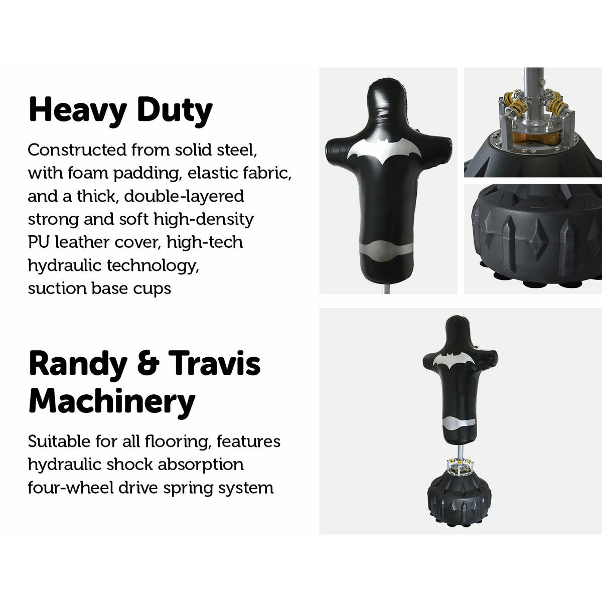 180cm Free Standing Boxing Punching Bag Stand MMA UFC Kick Fitness