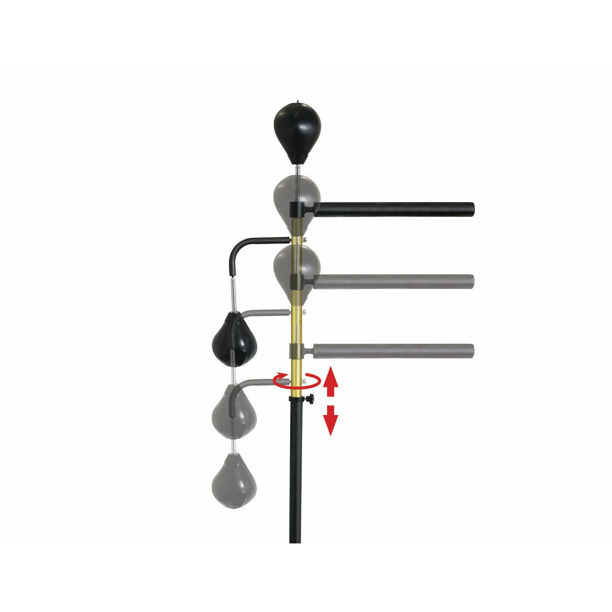 Free Standing Punching Bag Speedball Boxing Reflex Training Target Dummy Gym