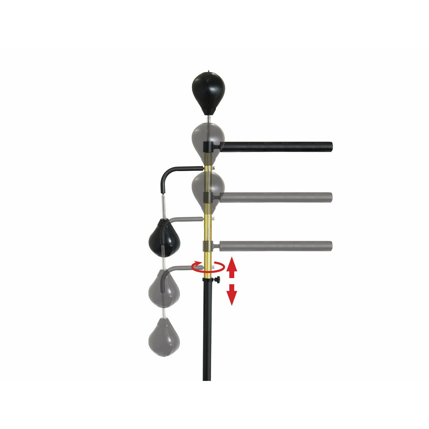 Free Standing Punching Bag Speedball Boxing Reflex Training Target Dummy Gym