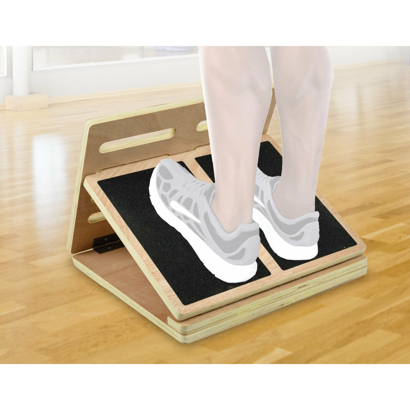 Slant Board Calf Stretcher as used in the Egoscue Method
