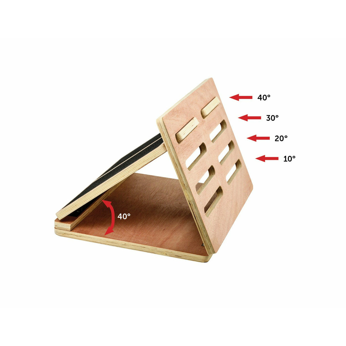 Slant Board Calf Stretcher as used in the Egoscue Method