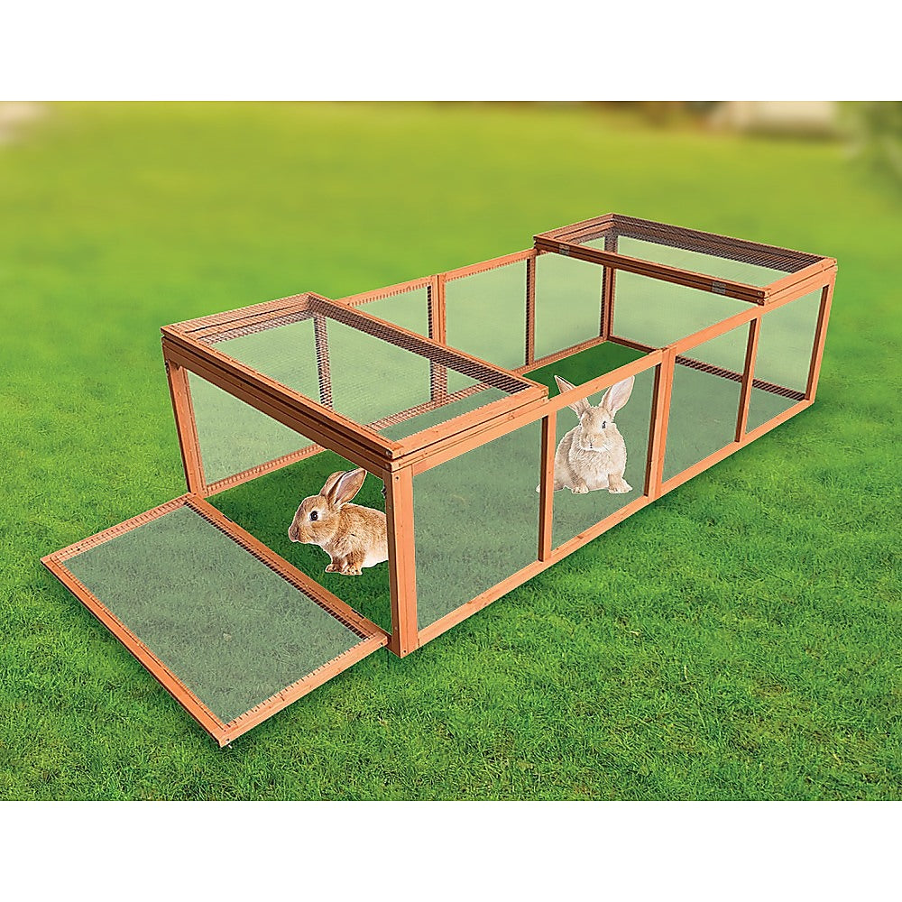 Chicken coop LARGE Run Guinea Pig Cage Villa Extension Rabbit hutch house pen