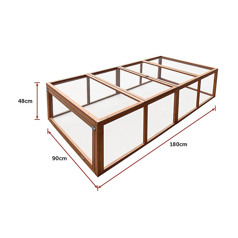 Chicken coop LARGE Run Guinea Pig Cage Villa Extension Rabbit hutch house pen