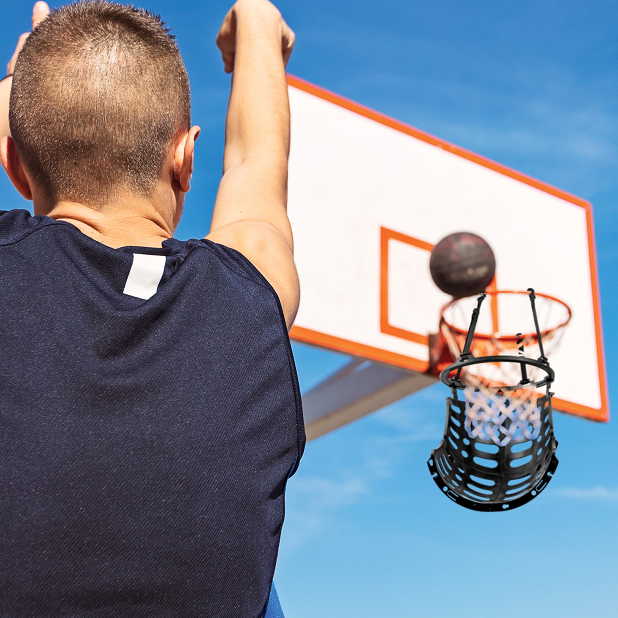 Basketball Return Net - Ball Returner Basketball Rebounder