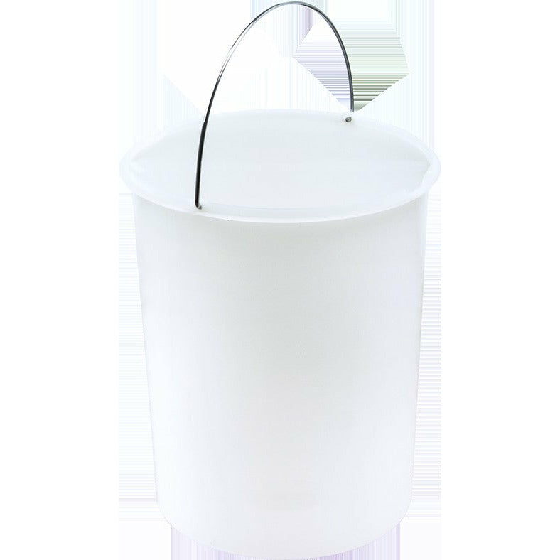 Kitchen Swing Pull Out Bin Stainless Steel Garbage Rubbish Waste Trash Can 14L