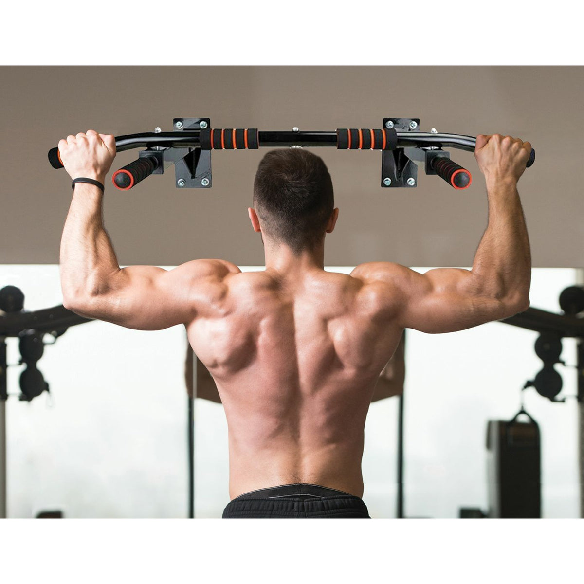 Pull Up Bar Home Heavy Duty Ceiling Chin Up Bar Mounted Gym