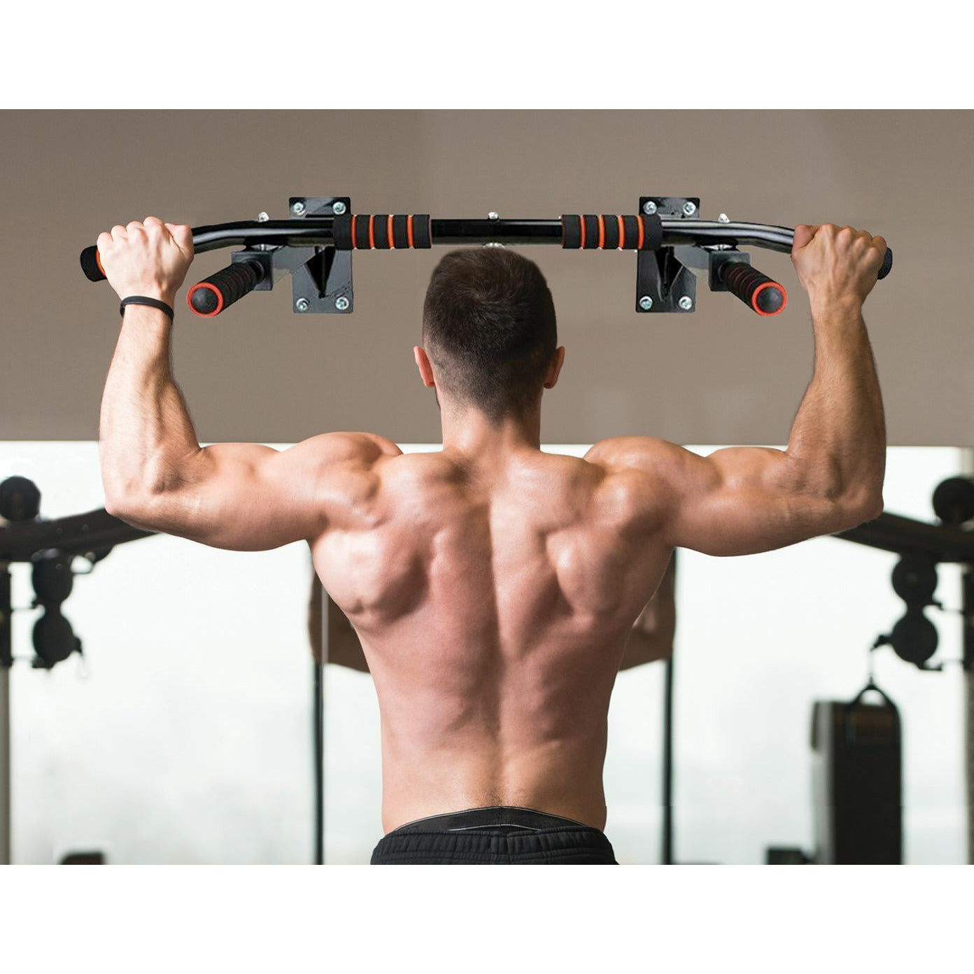 Pull Up Bar Home Heavy Duty Ceiling Chin Up Bar Mounted Gym