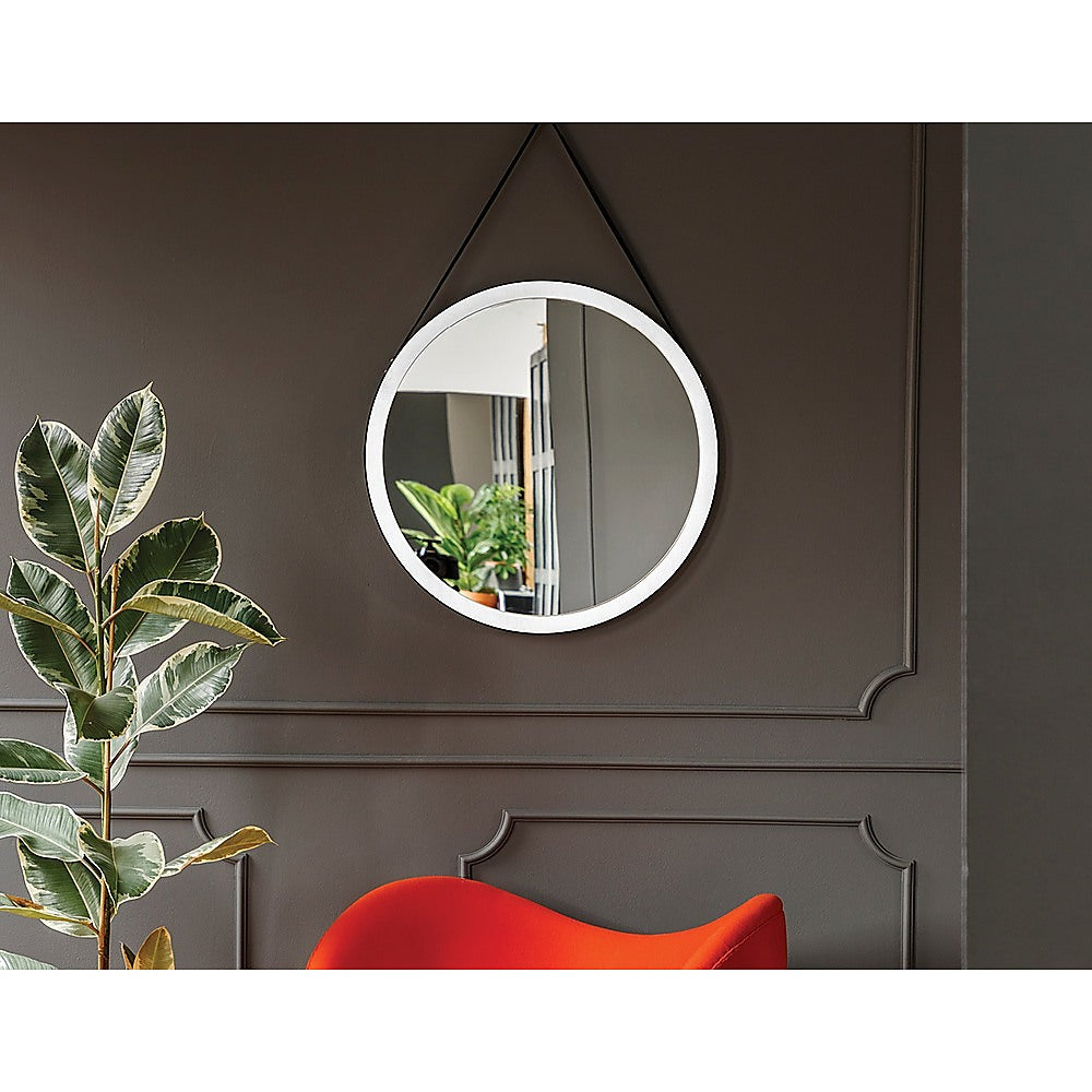 60cm Round Wall Mirror Bathroom Makeup Mirror by Della Francesca