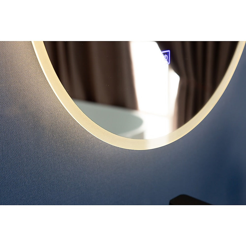 60cm LED Wall Mirror Bathroom Mirrors Light Decor Round