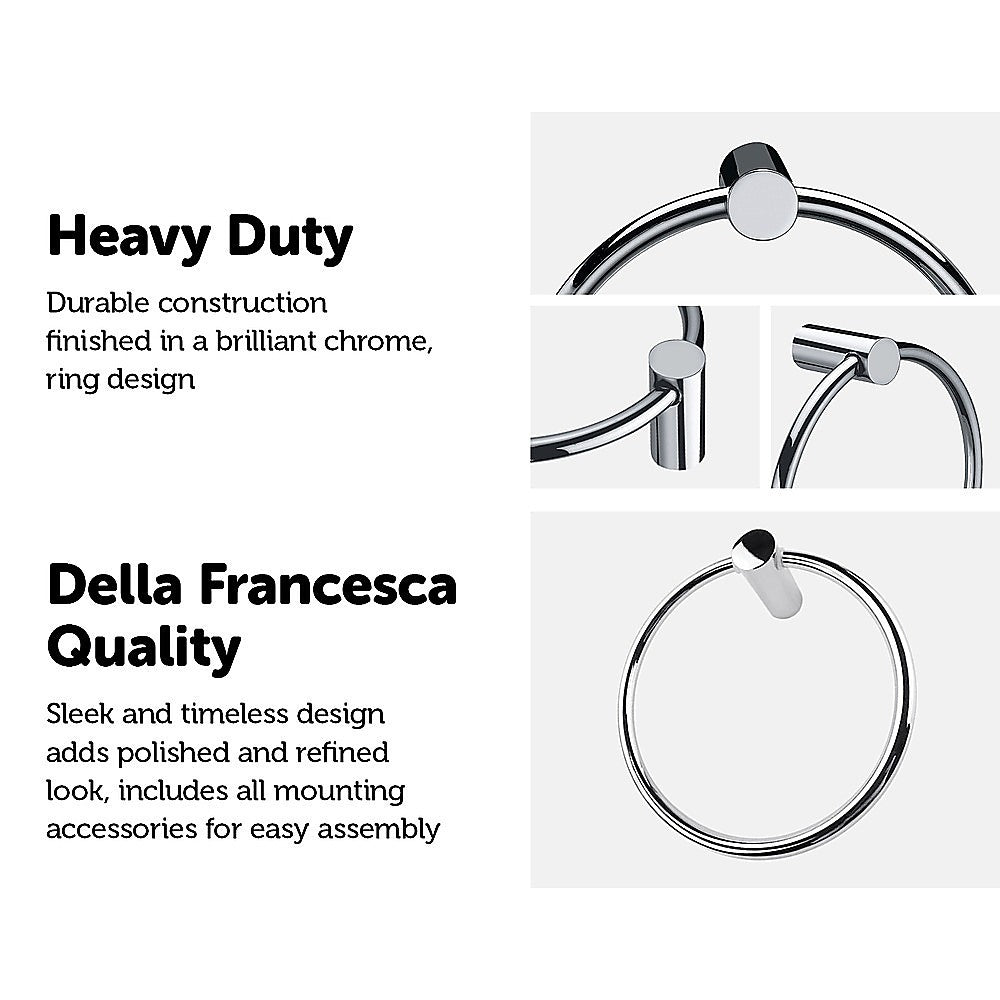 Towel Ring Rail Grade 304 Stainless Steel 18cm