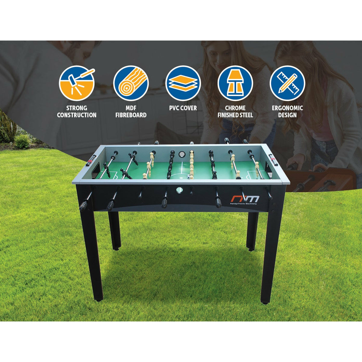 Foosball Soccer Table 4FT Tables Football Game Home Party Gift