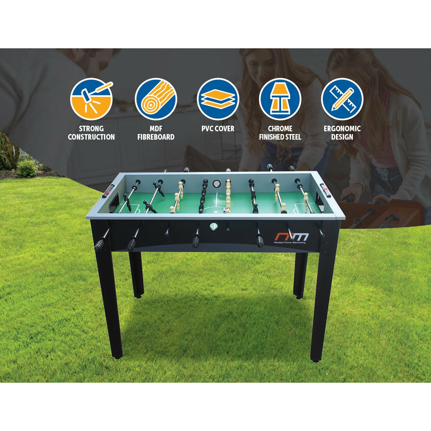 Foosball Soccer Table 4FT Tables Football Game Home Party Gift