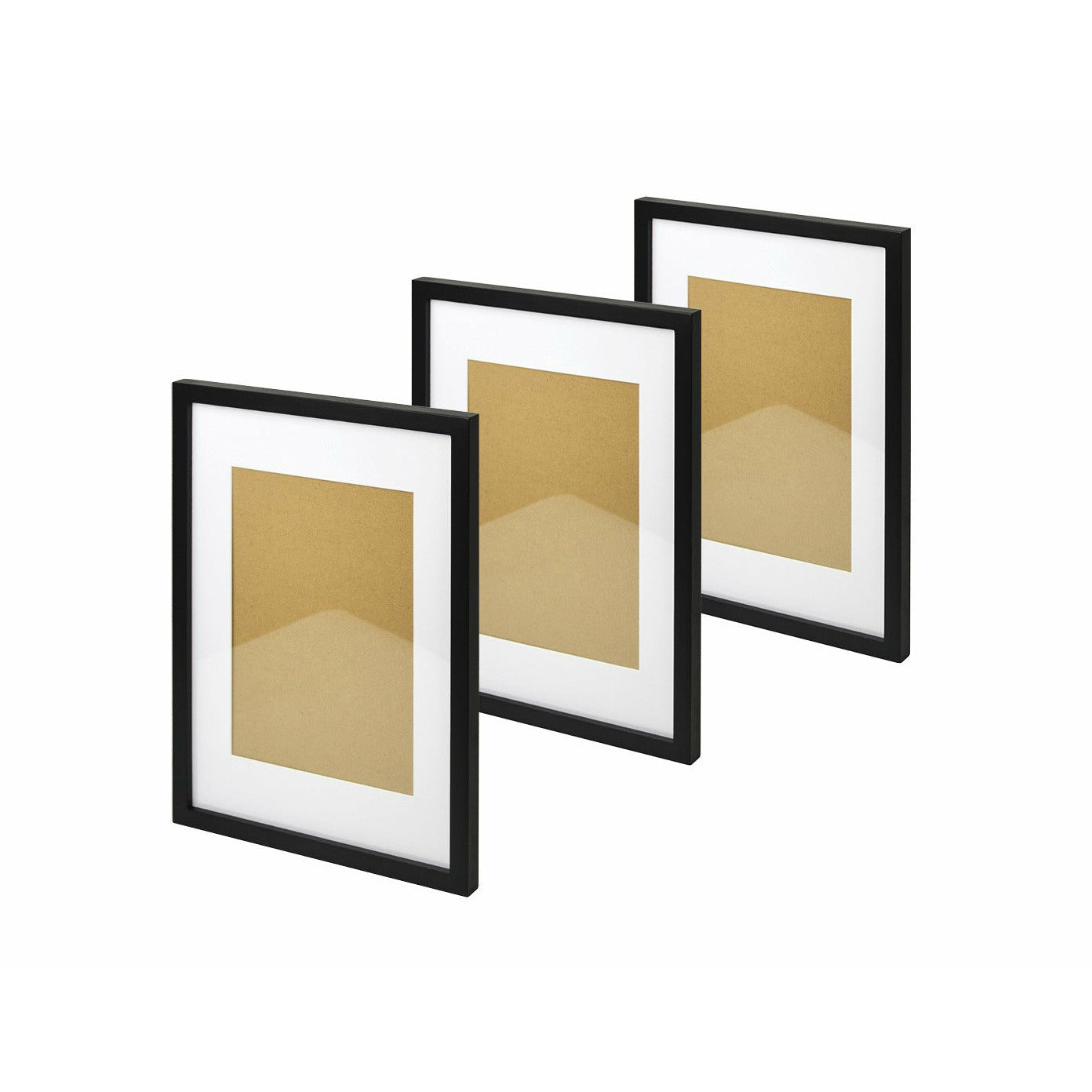 Photo Frames Collage Black A3 Picture Frame Wall Set Home Decor 3PCS