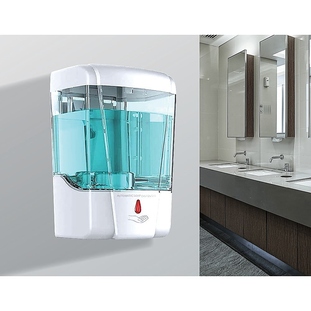 Automatic Liquid Soap/Alcohol Sanitizer Dispenser 700ML Hands-Free Sensor Wall
