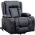 Recliner Chair Electric Massage Chair Lift Heated Leather Lounge Sofa Black