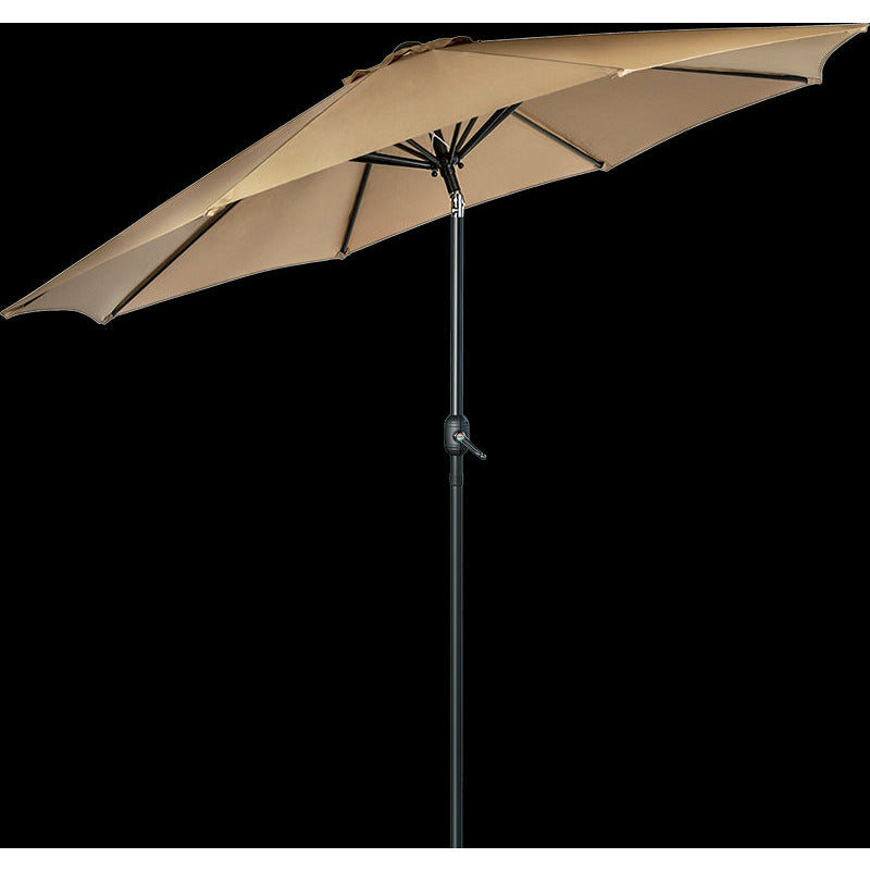 9FT Patio Umbrella Outdoor Garden Table Umbrella with 8 Sturdy Ribs