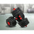 20kg Adjustable Rubber Dumbbell Set Barbell Home GYM Exercise Weights