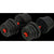 30kg Adjustable Rubber Dumbbell Set Barbell Home GYM Exercise Weights
