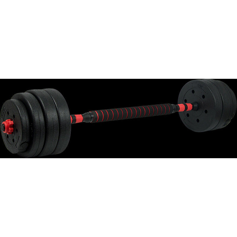 40kg Adjustable Rubber Dumbbell Set Barbell Home GYM Exercise Weights