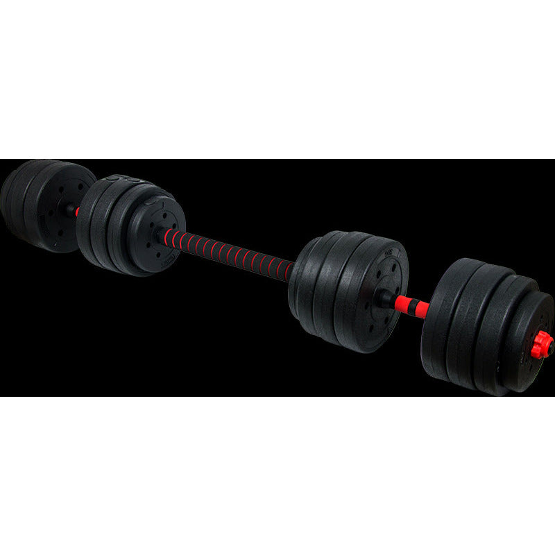 40kg Adjustable Rubber Dumbbell Set Barbell Home GYM Exercise Weights