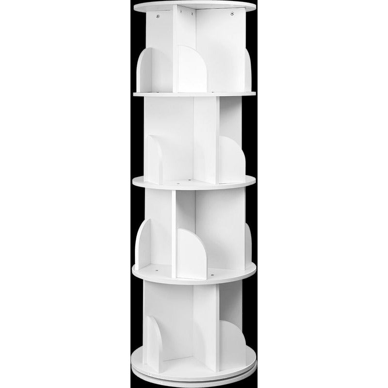 360-degree Rotating 4 Tier Display Shelf Bookcase Organiser