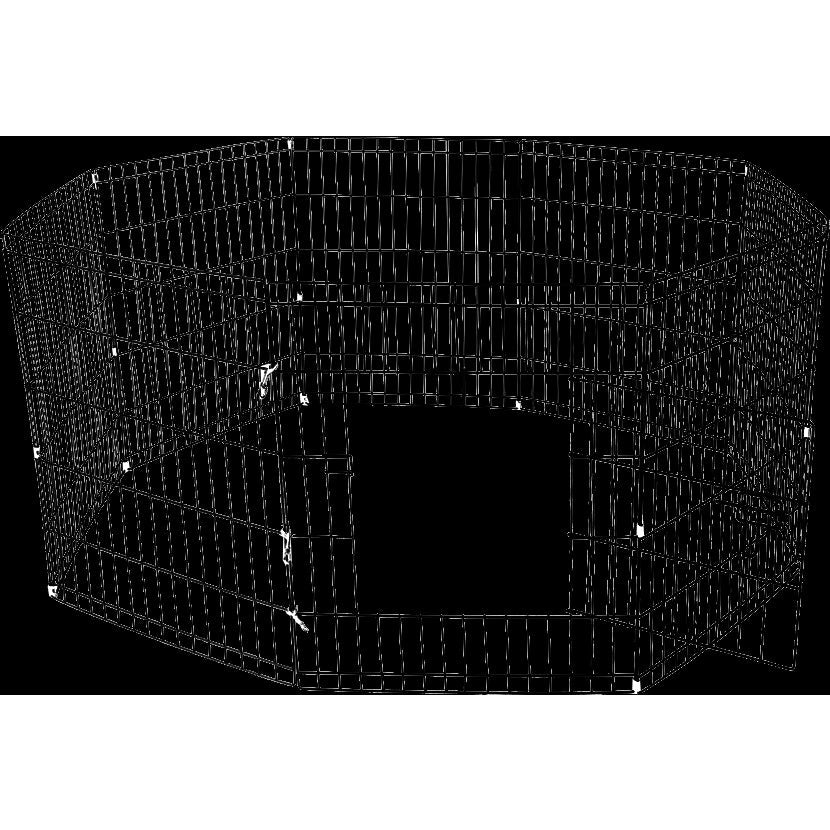 24&quot; 8 Panel Pet Dog Playpen Puppy Exercise Cage Enclosure Fence Play Pen