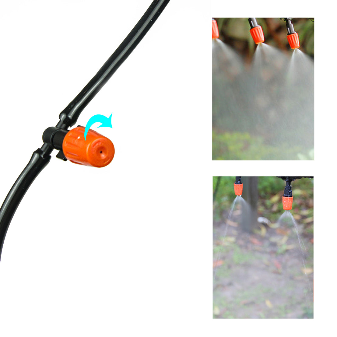 50M Hose Garden Irrigation System Plant Watering DIY Micro Drip Kits