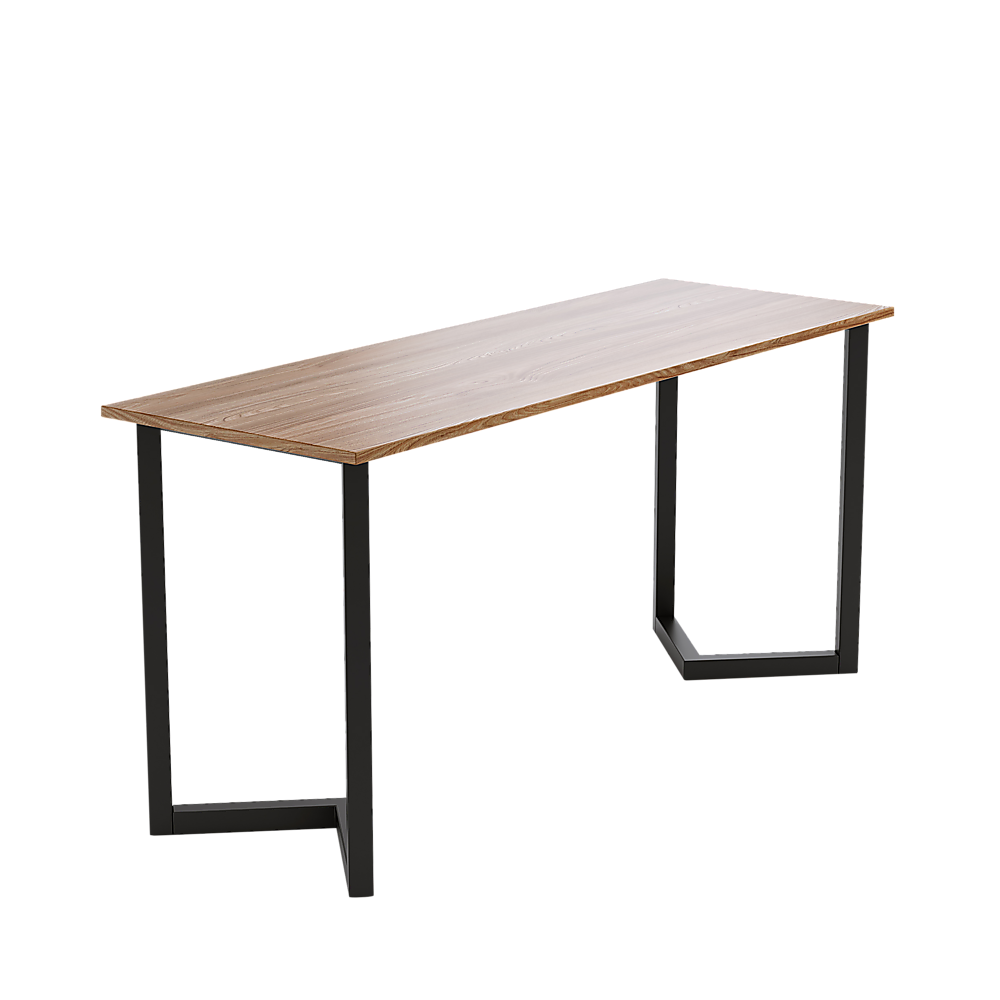 V Shaped Table Bench Desk Legs Retro Industrial Design Fully Welded - Black