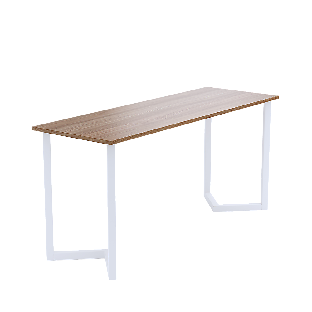V Shaped Table Bench Desk Legs Retro Industrial Design Fully Welded - White