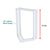 V Shaped Table Bench Desk Legs Retro Industrial Design Fully Welded - White