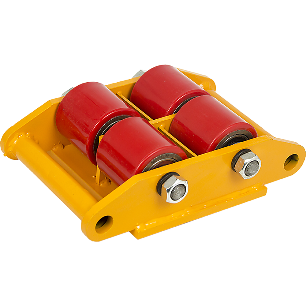 3x3 Heavy Duty Machine Dolly Skate Machinery Roller Mover Cargo Trolley 6T