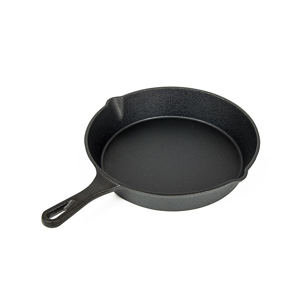 Pre Seasoned Cast Iron Skillet Fry Pan Set 3 Pcs Frying Pan Set