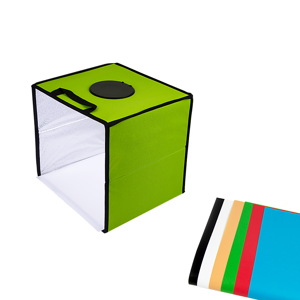 12'' LED Light Room Photo Studio Photography Lighting Tent Kit Backdrop Cube Box