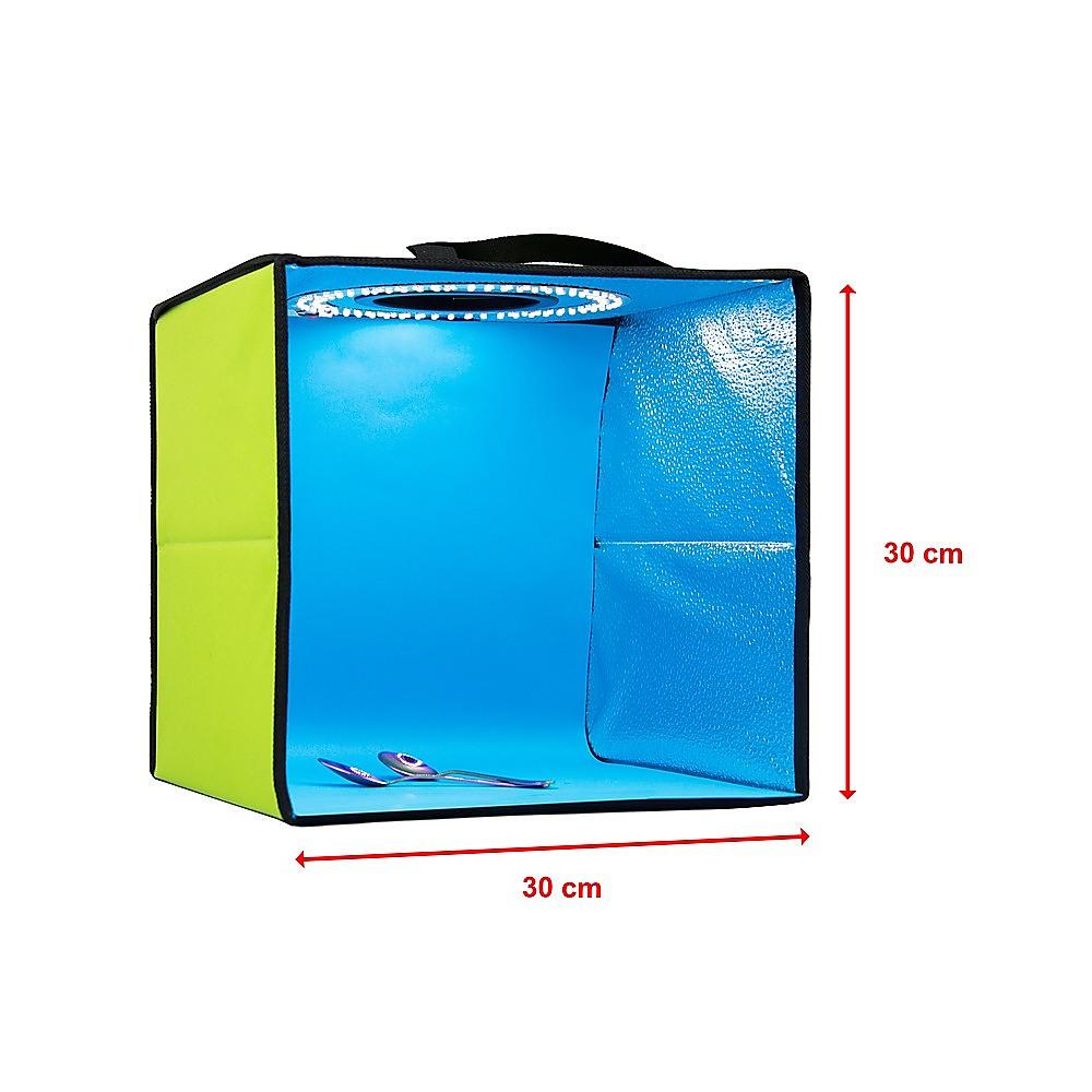 12'' LED Light Room Photo Studio Photography Lighting Tent Kit Backdrop Cube Box