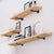 20cm Floating Shelf Brackets Industrial Metal Shelving Supports 4-Pack