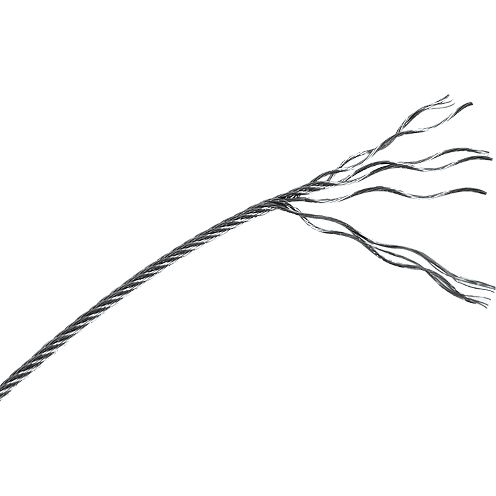 50M 316 Marine Stainless Steel Wire Rope Cable Decking Balustrade Rigging 7x19 4mm